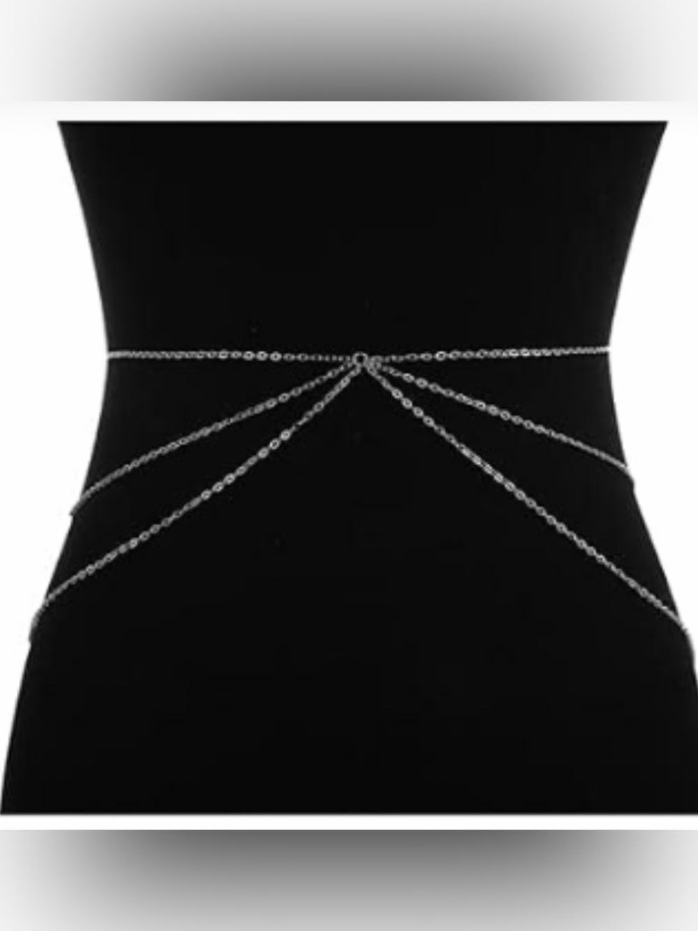 Delicate Gold Layered Body Chain - Women Jewelry